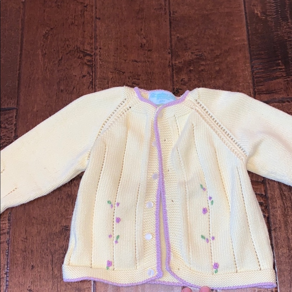 Light yellow cardigan